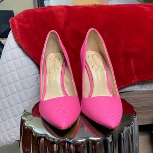 Hot pink Jessica Simpson heels